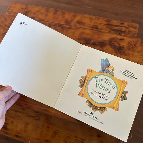 Vintage The Three Wishes Folktale Paperback Book - Picture 2 of 10